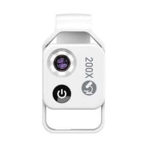 Dragon 200X Digital Zoom Lens for Mobile Phone (Color: White)